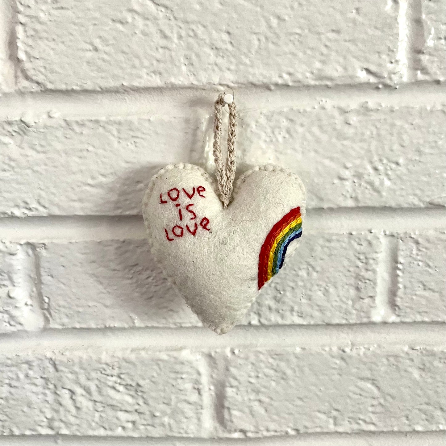 felt love is love ornament