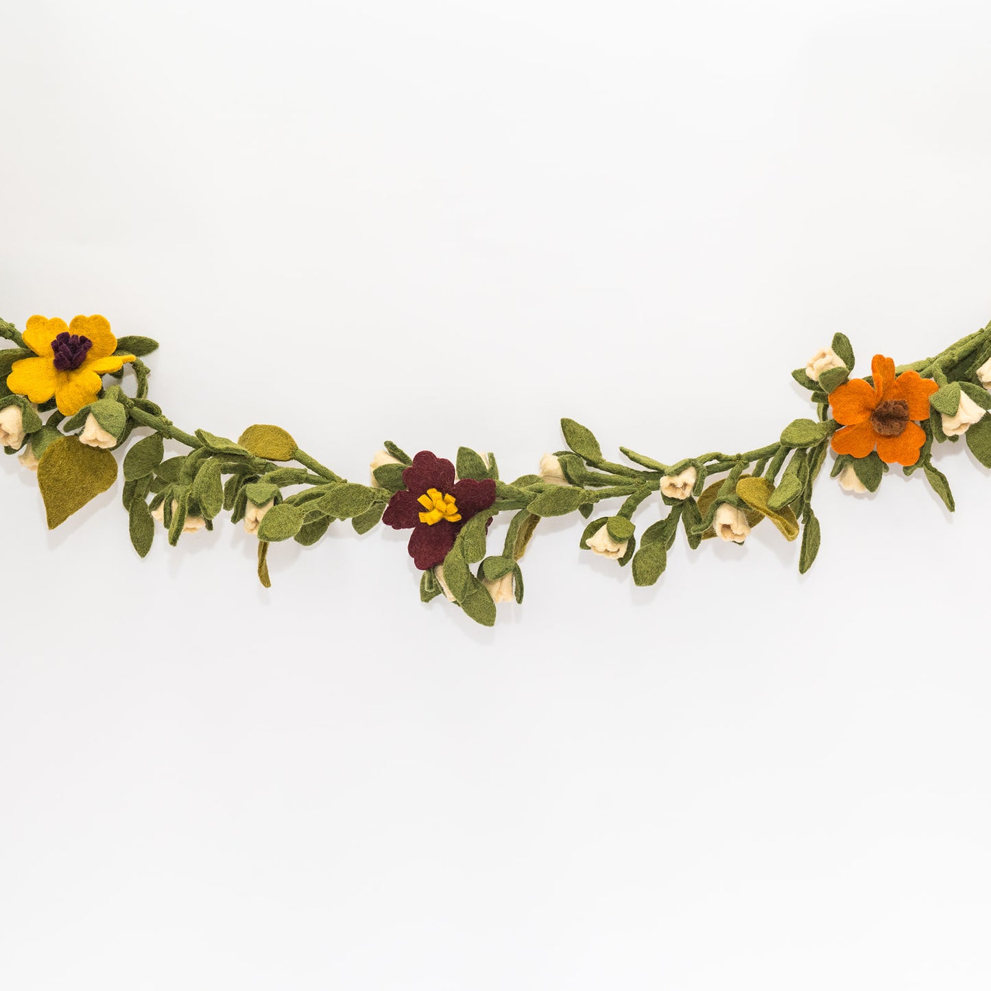 fall floral felt garland