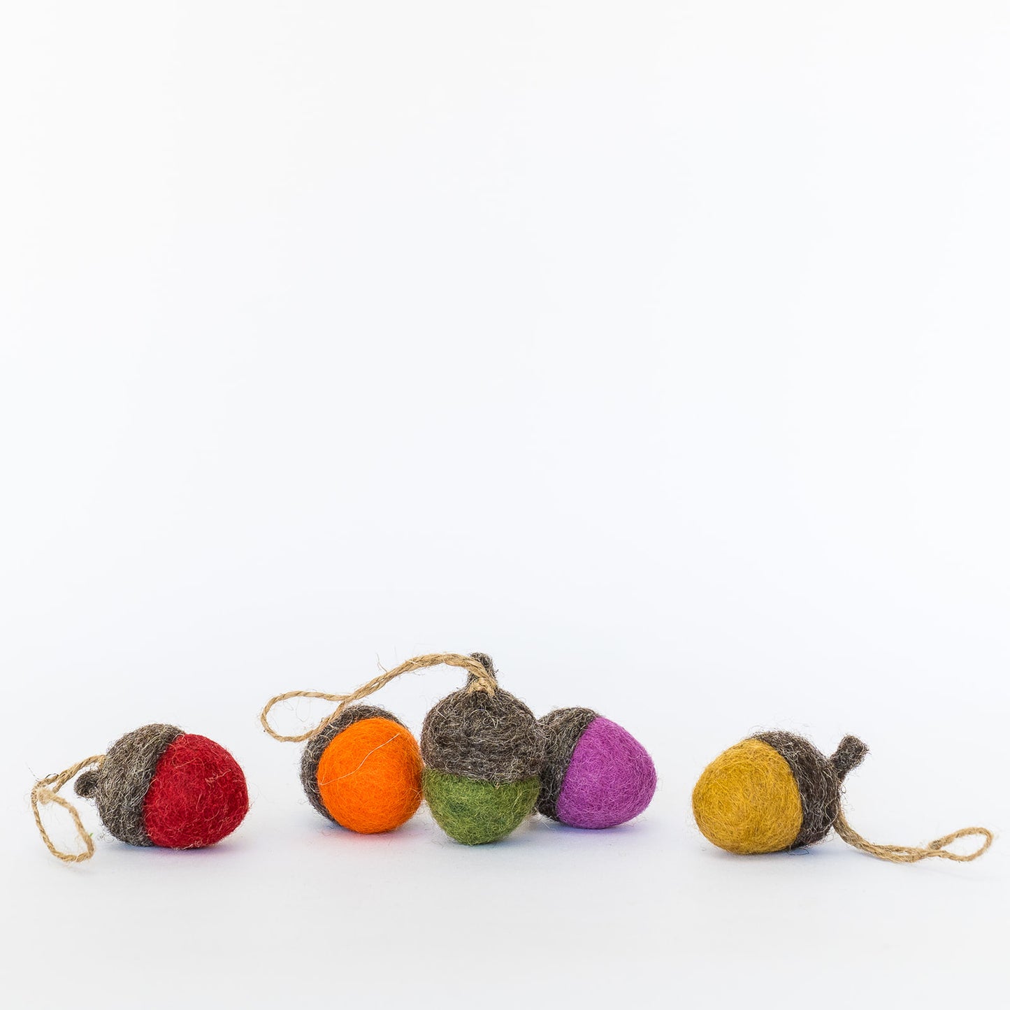 felt acorn set
