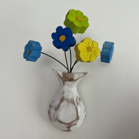 flower vase wall hanging