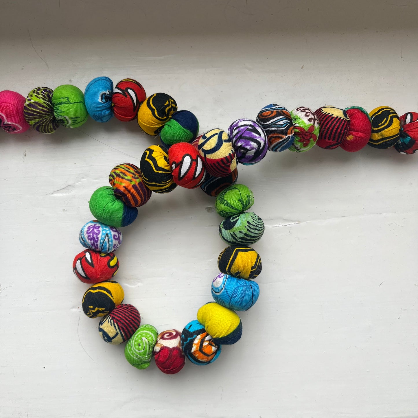kitenge ball garland