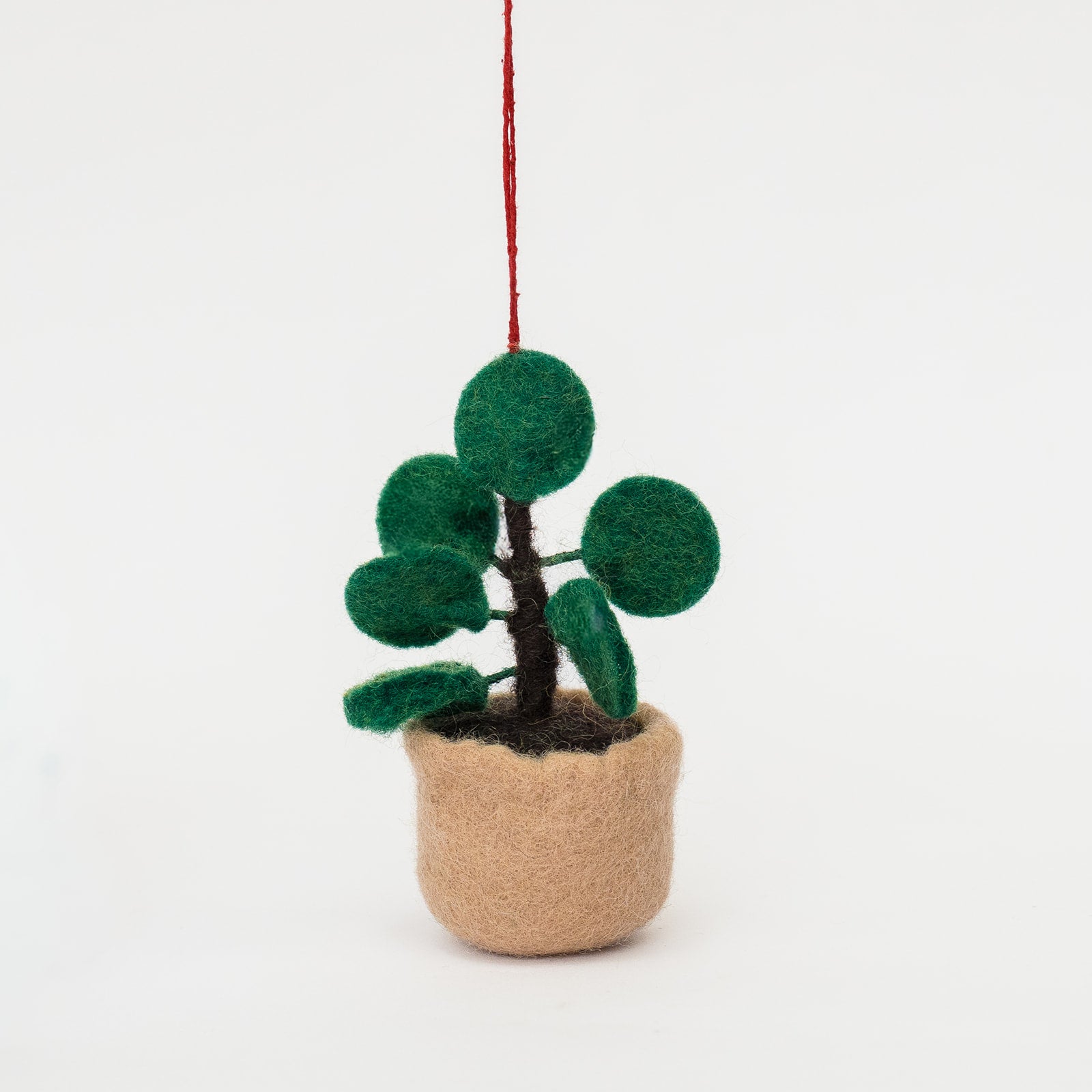 felt fiddle leaf fig ornament