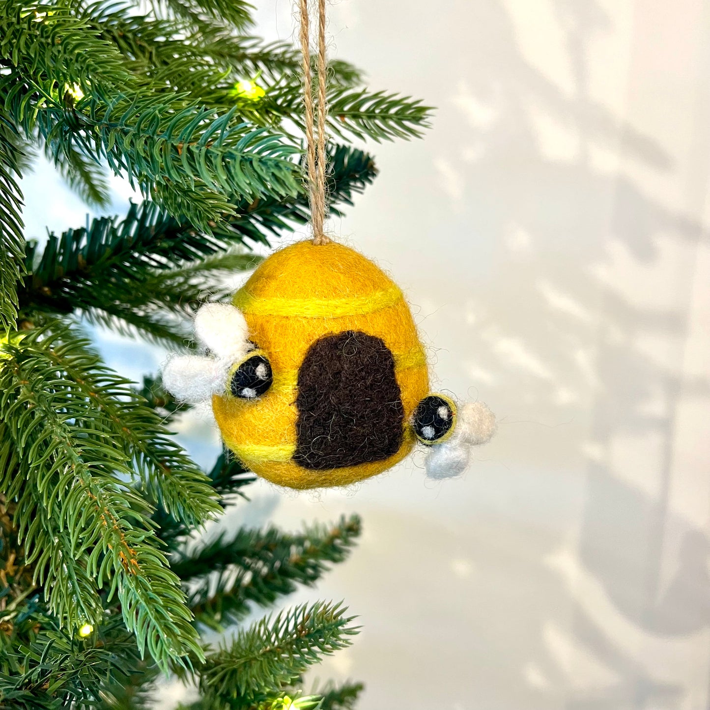 felt beehive ornament