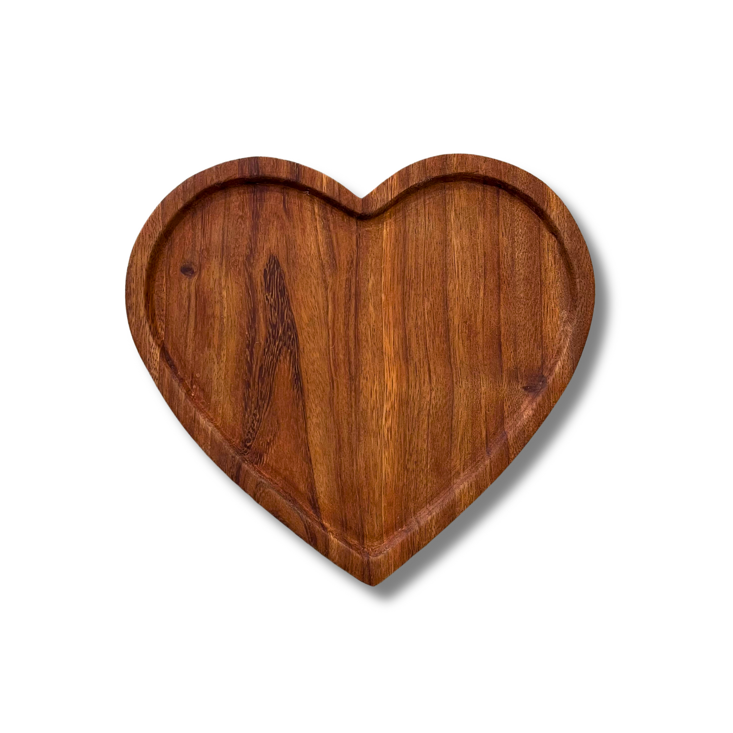 mugavu wood heart plate