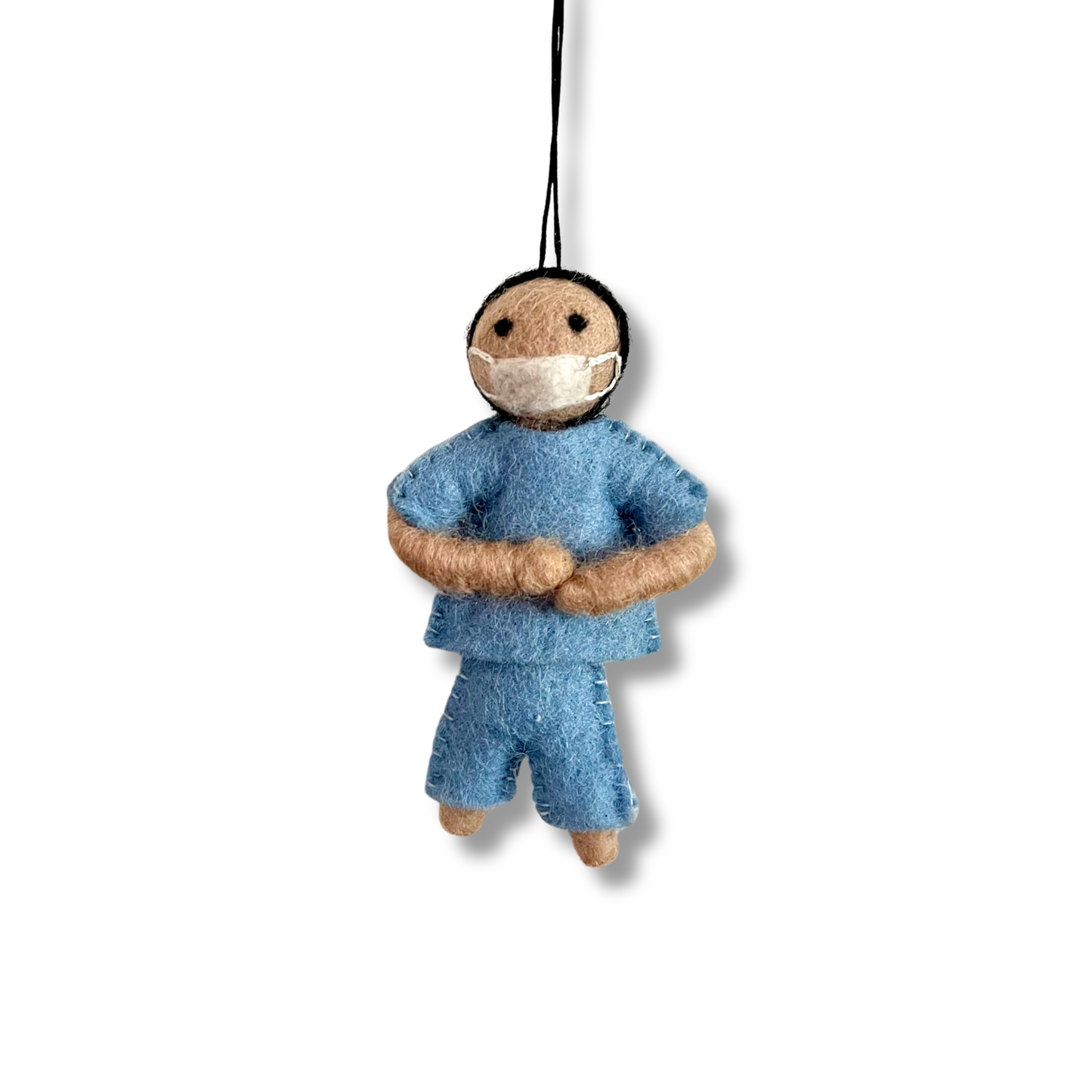 felt nurse ornament