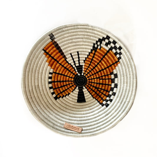 monarch butterfly sisal basket