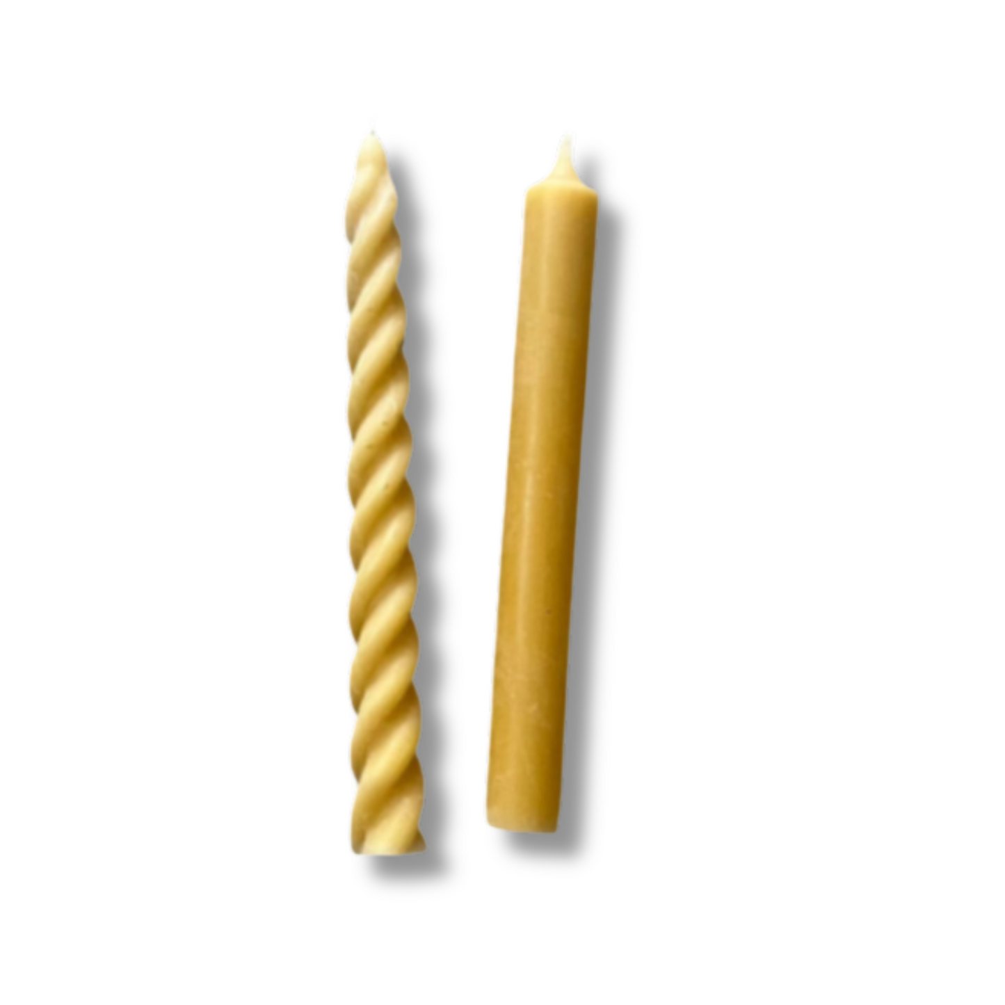 beeswax taper candles