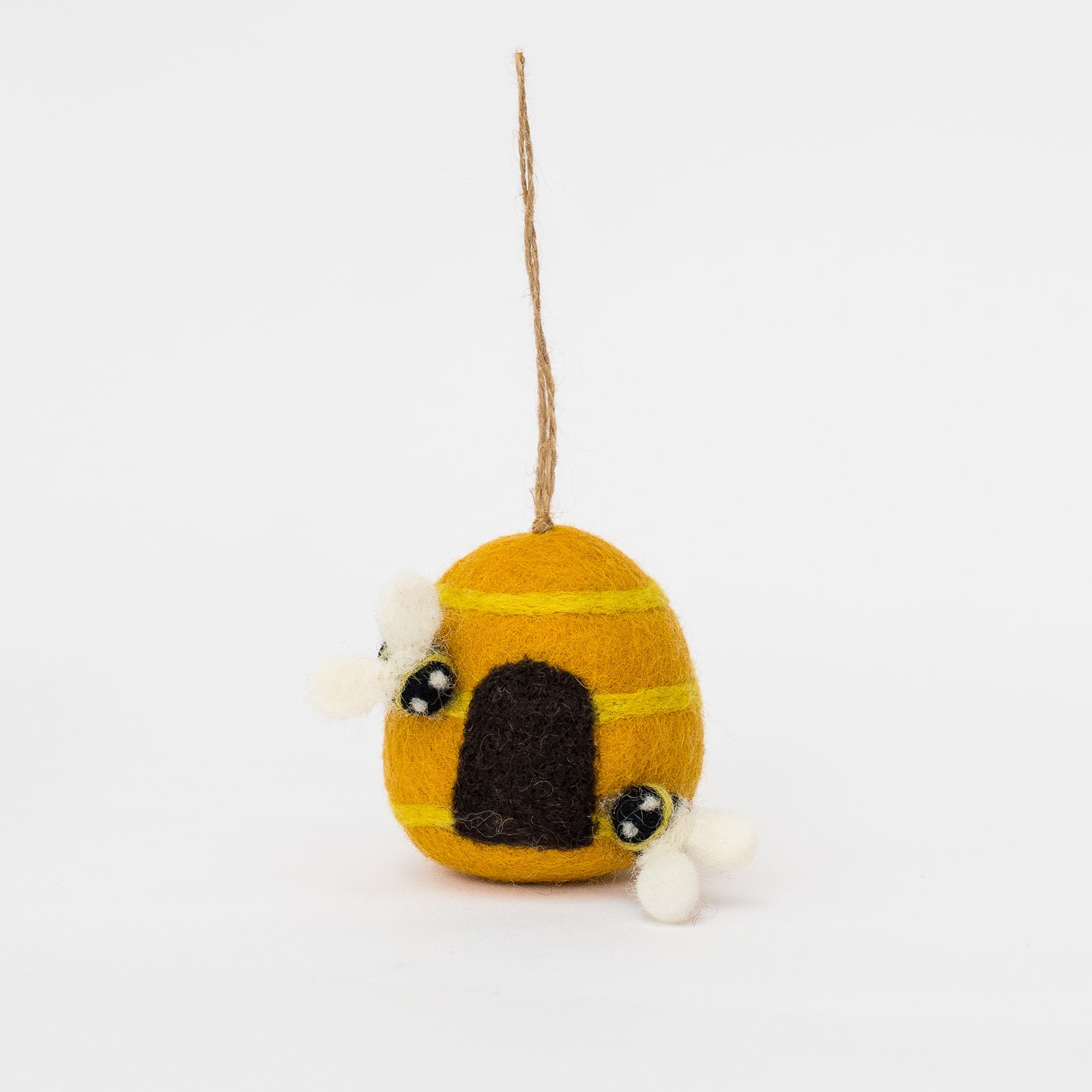 felt beehive ornament