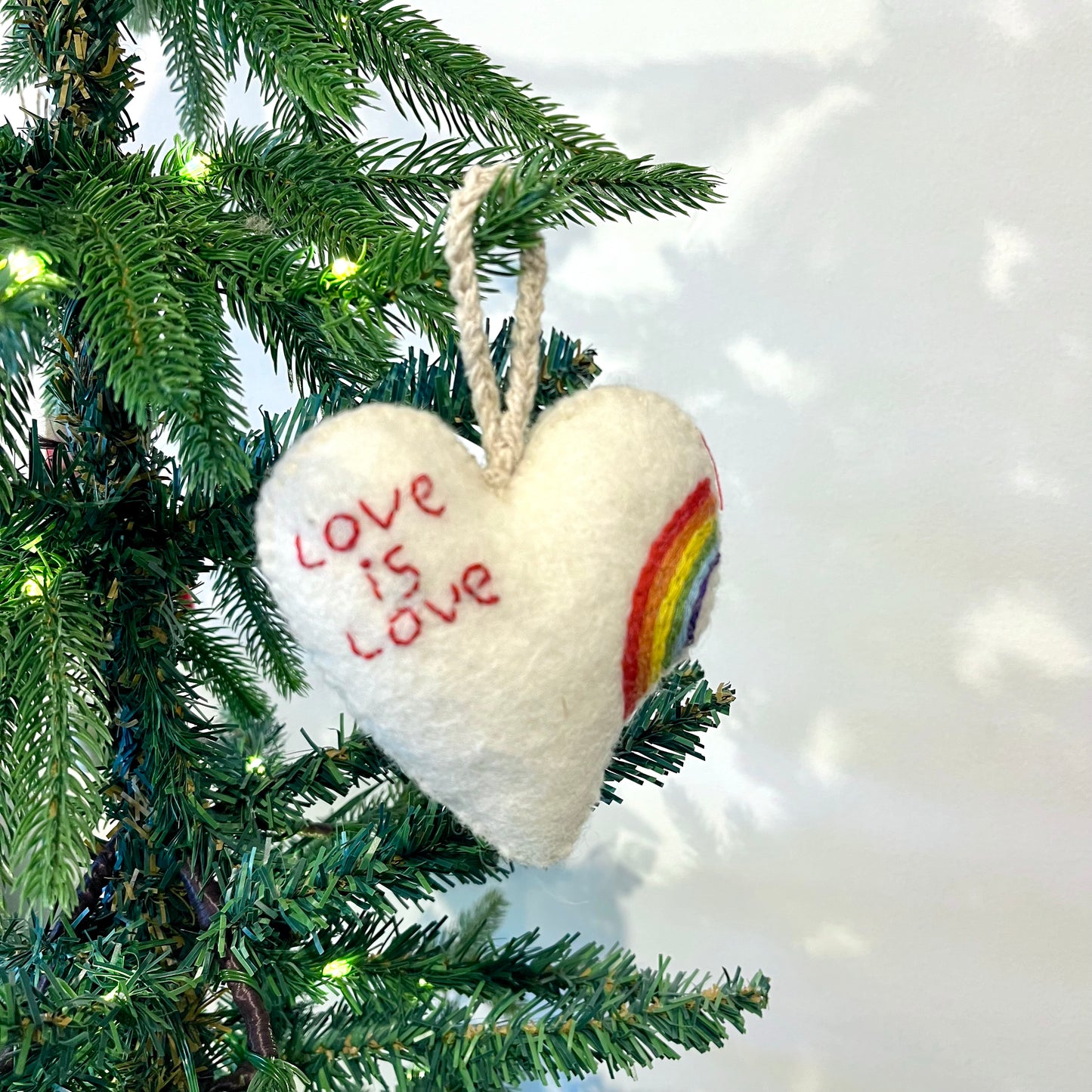 felt love is love ornament