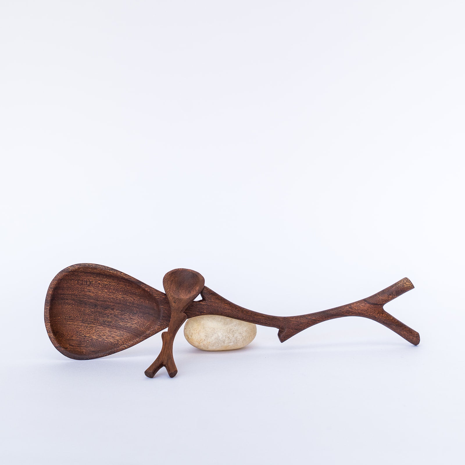 acacia braided spoon