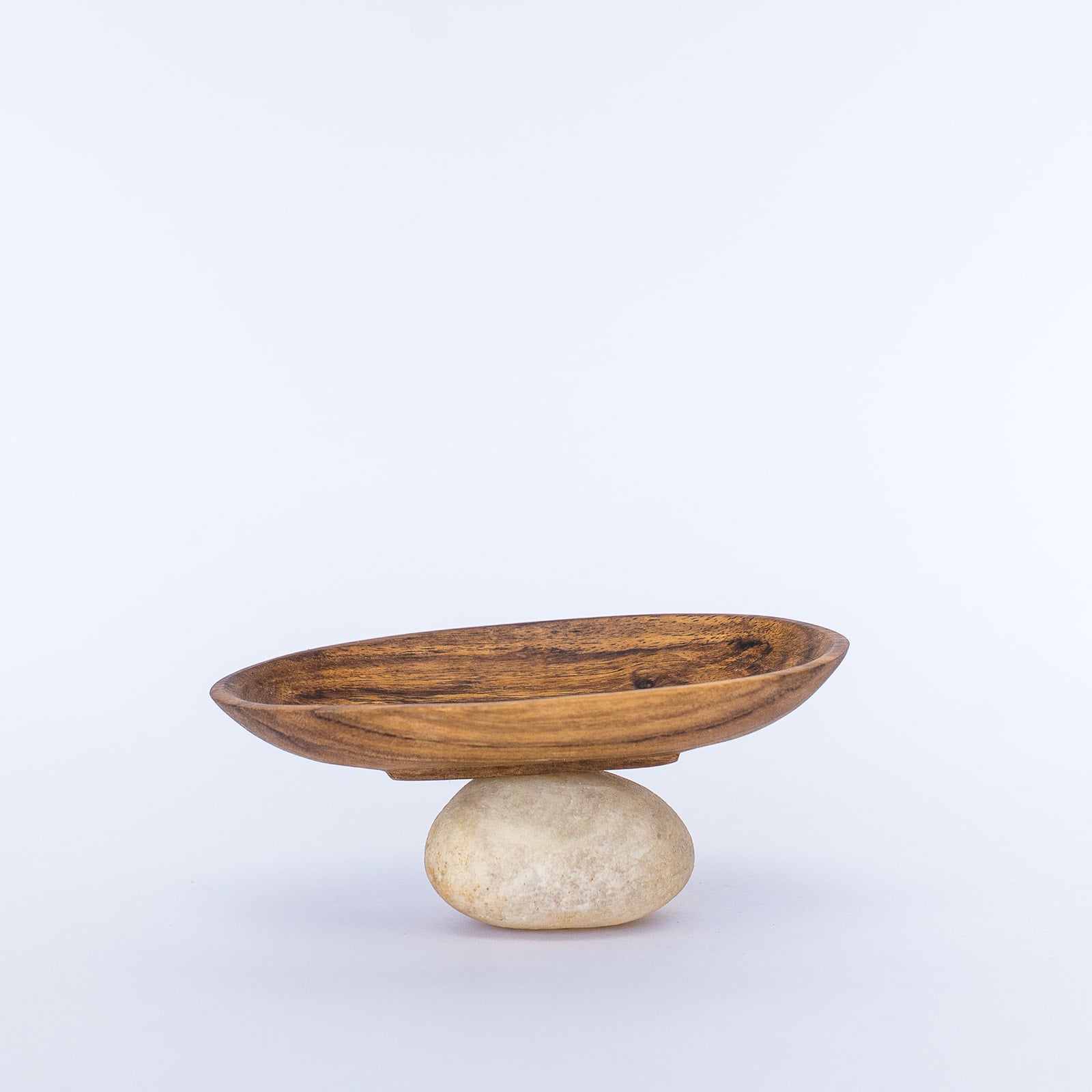 acacia wood oval dish