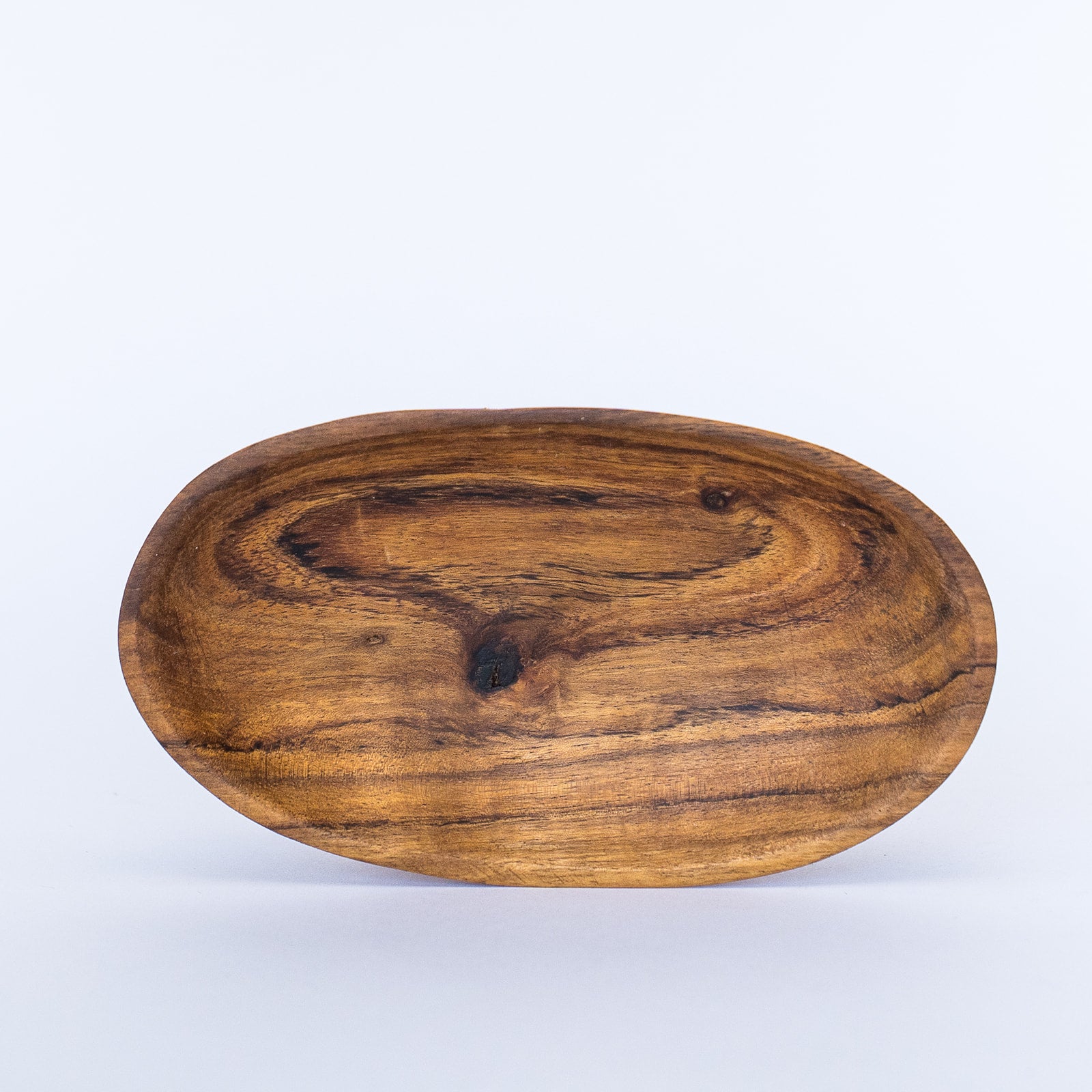 acacia wood oval dish