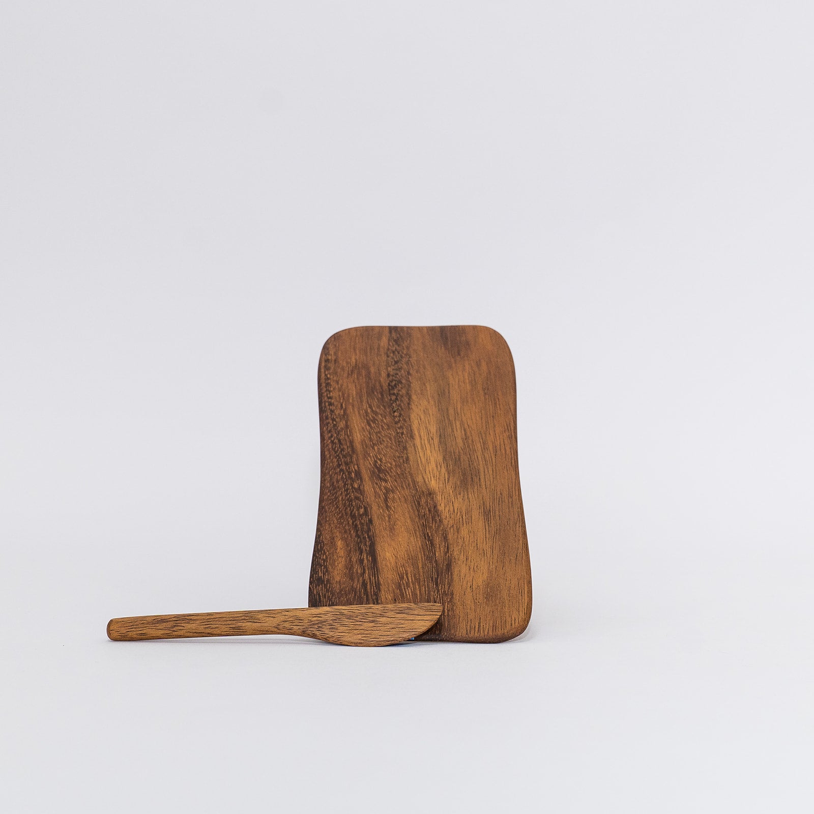 mugavu wood cheese board & knife set