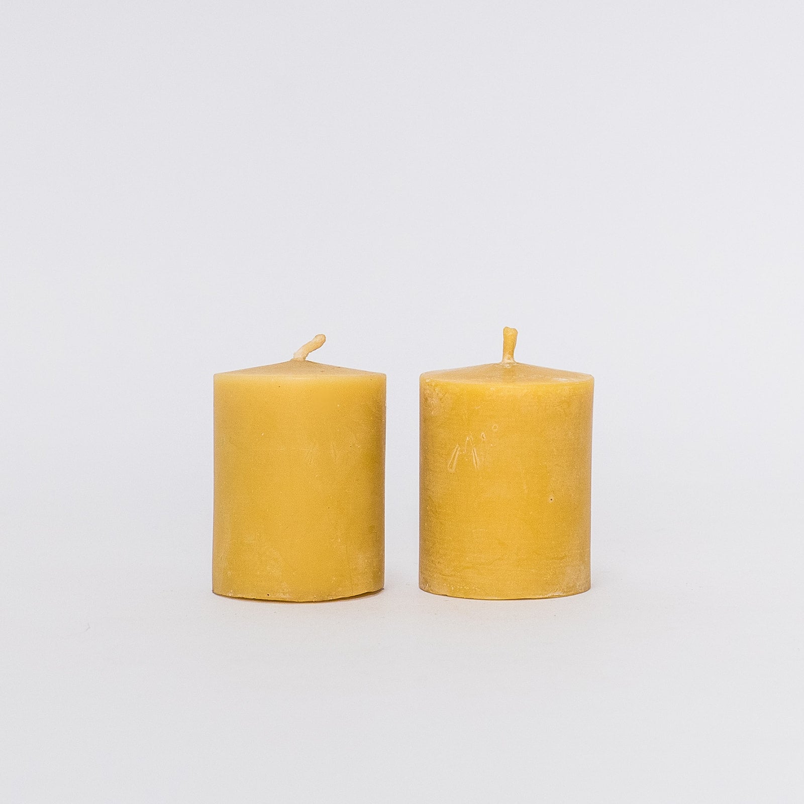 unscented beeswax votive candles