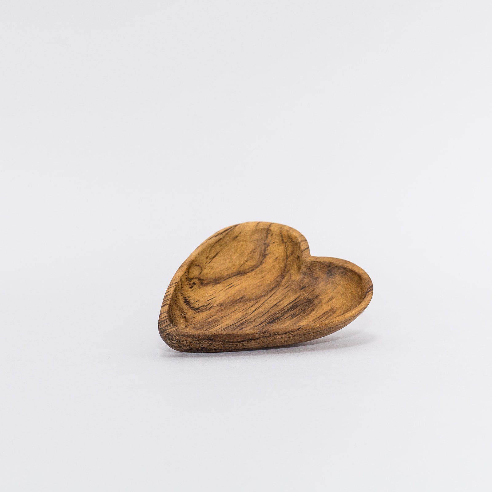 acacia heart bowl