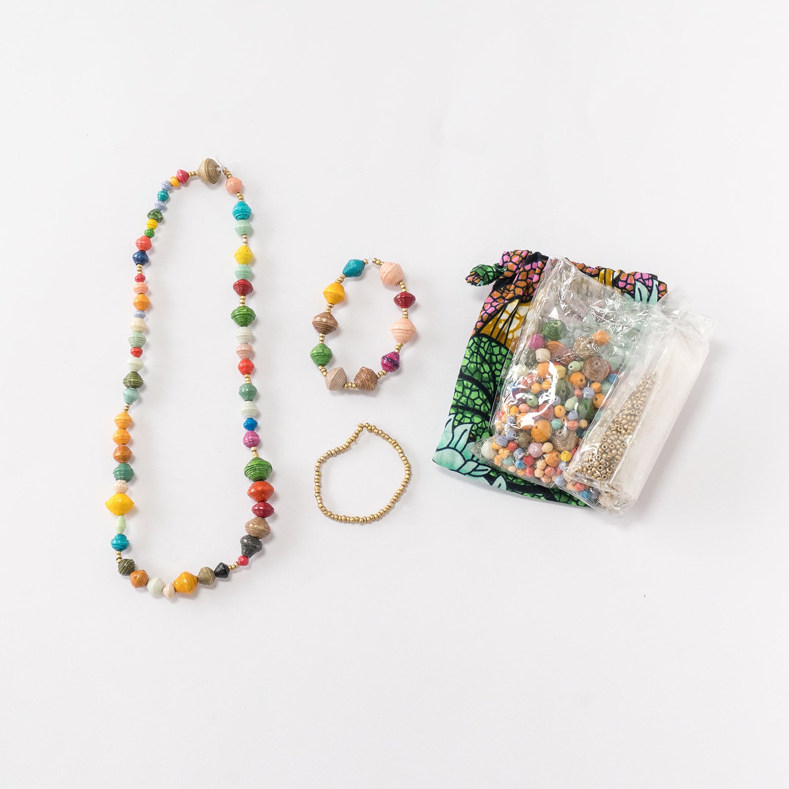make your own paper bead jewelry