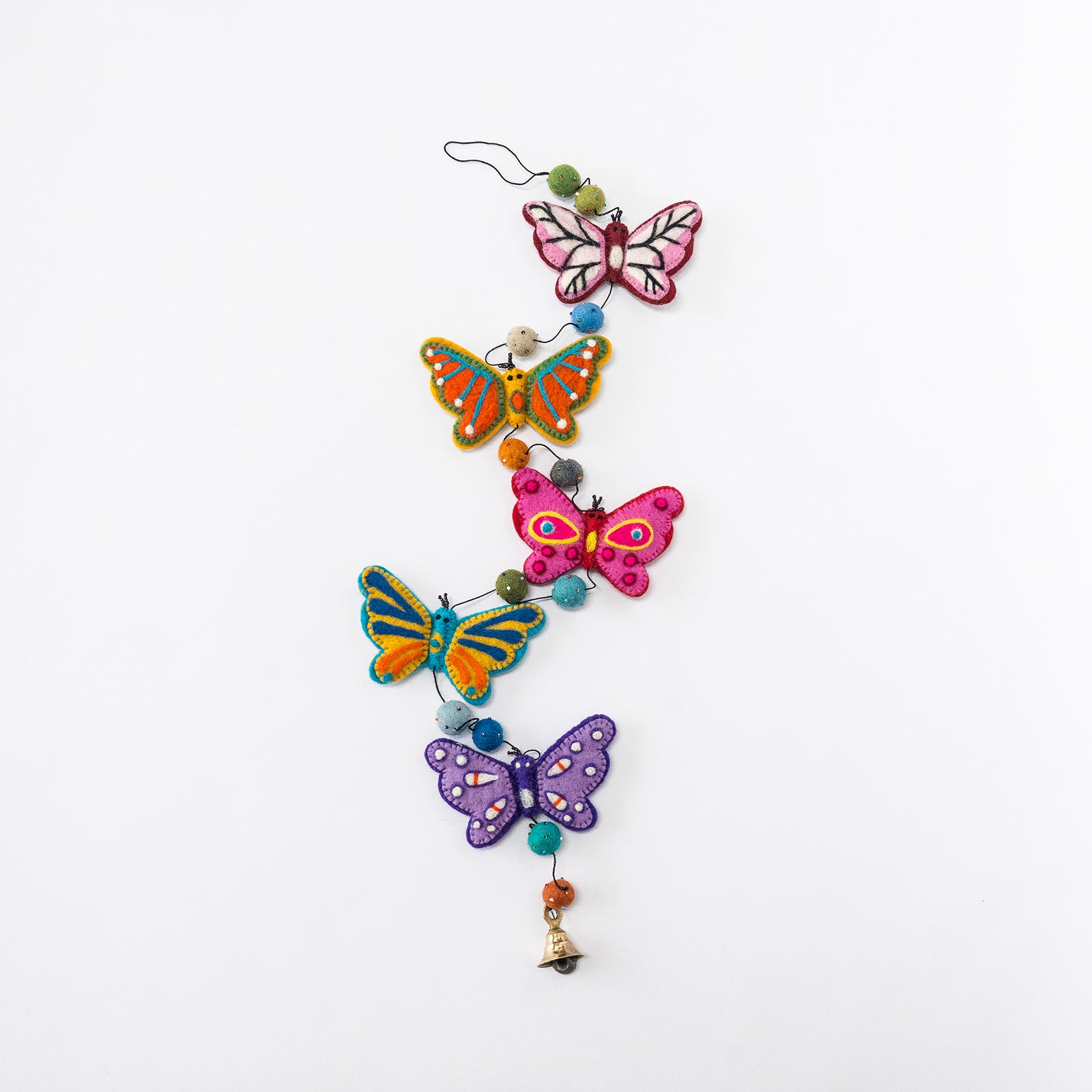 felt butterfly garland