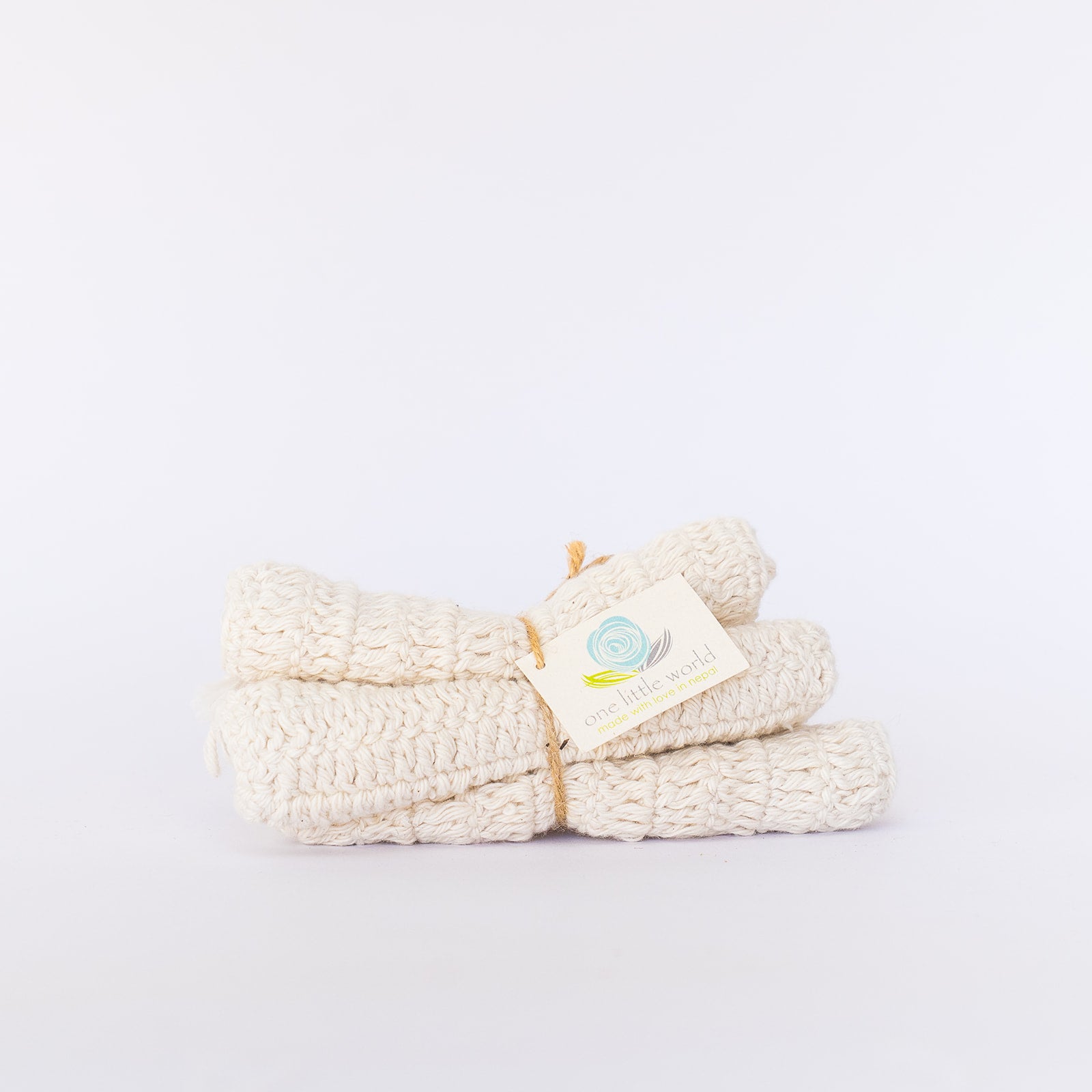 cotton knit kitchen cloth set