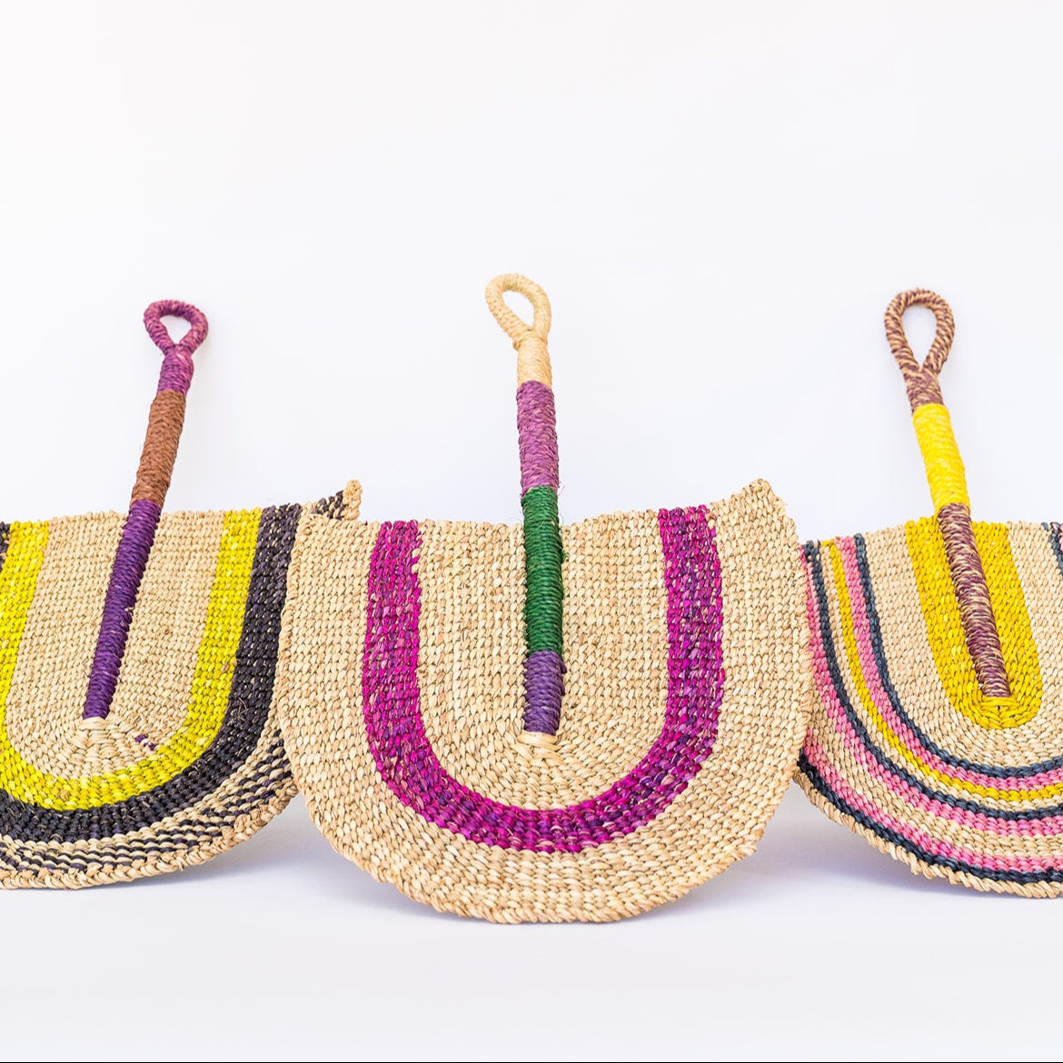 sisal hand fan