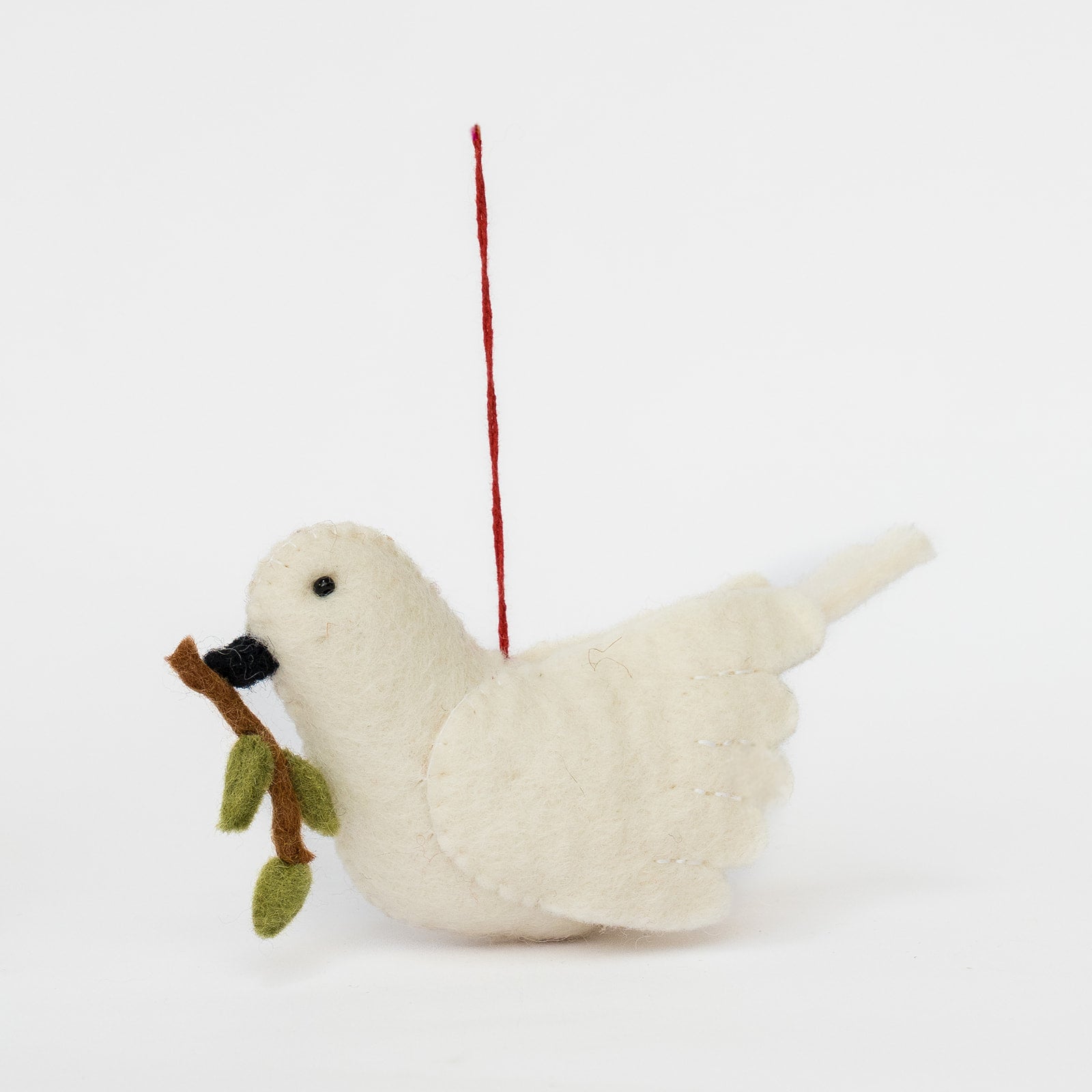 olive branch peace dove ornament