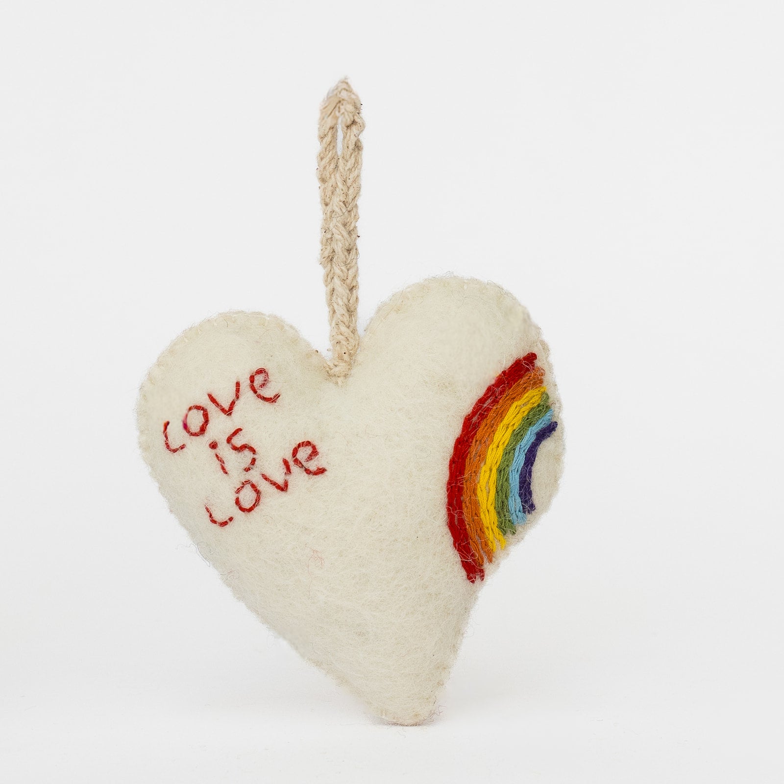 felt love is love ornament