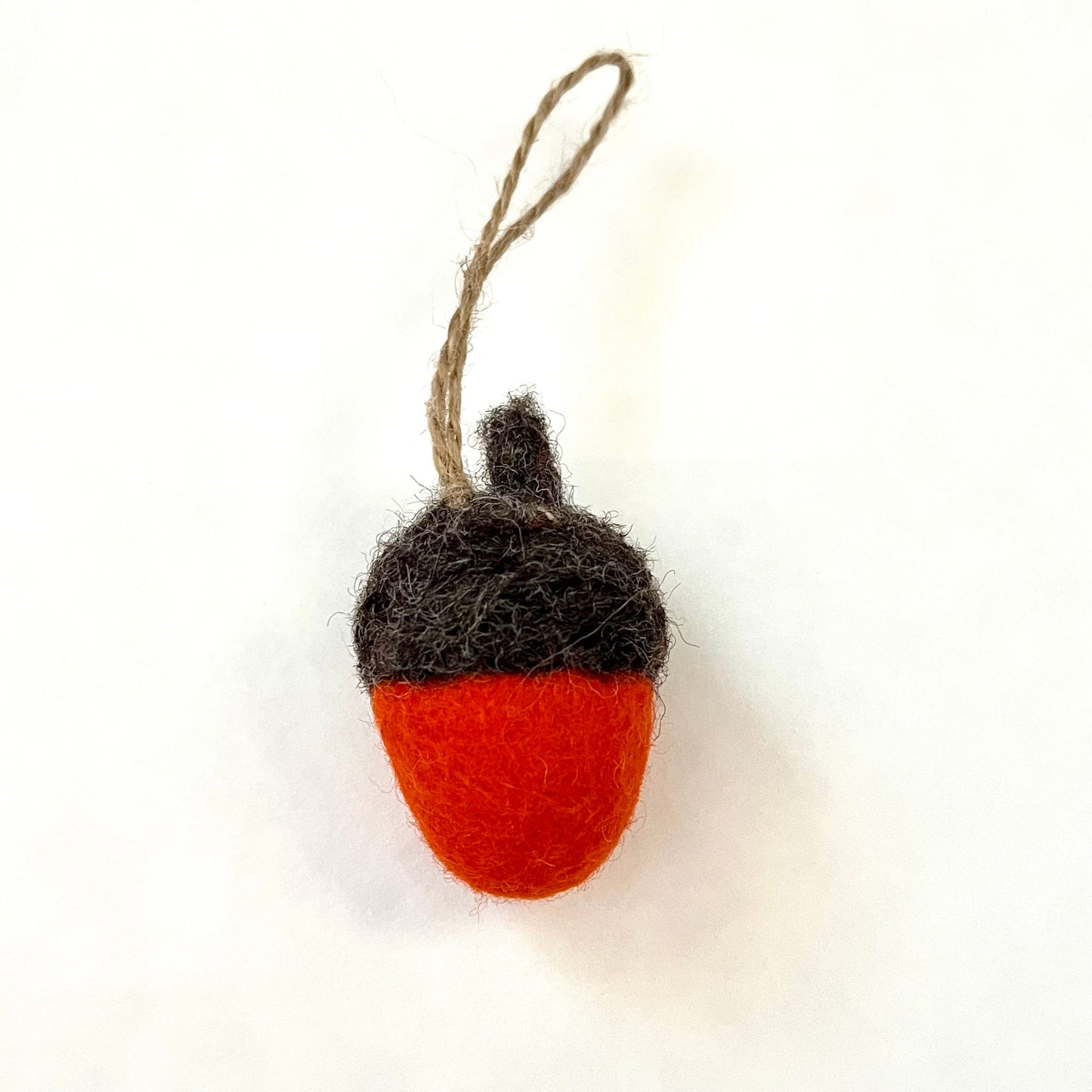 felted acorn