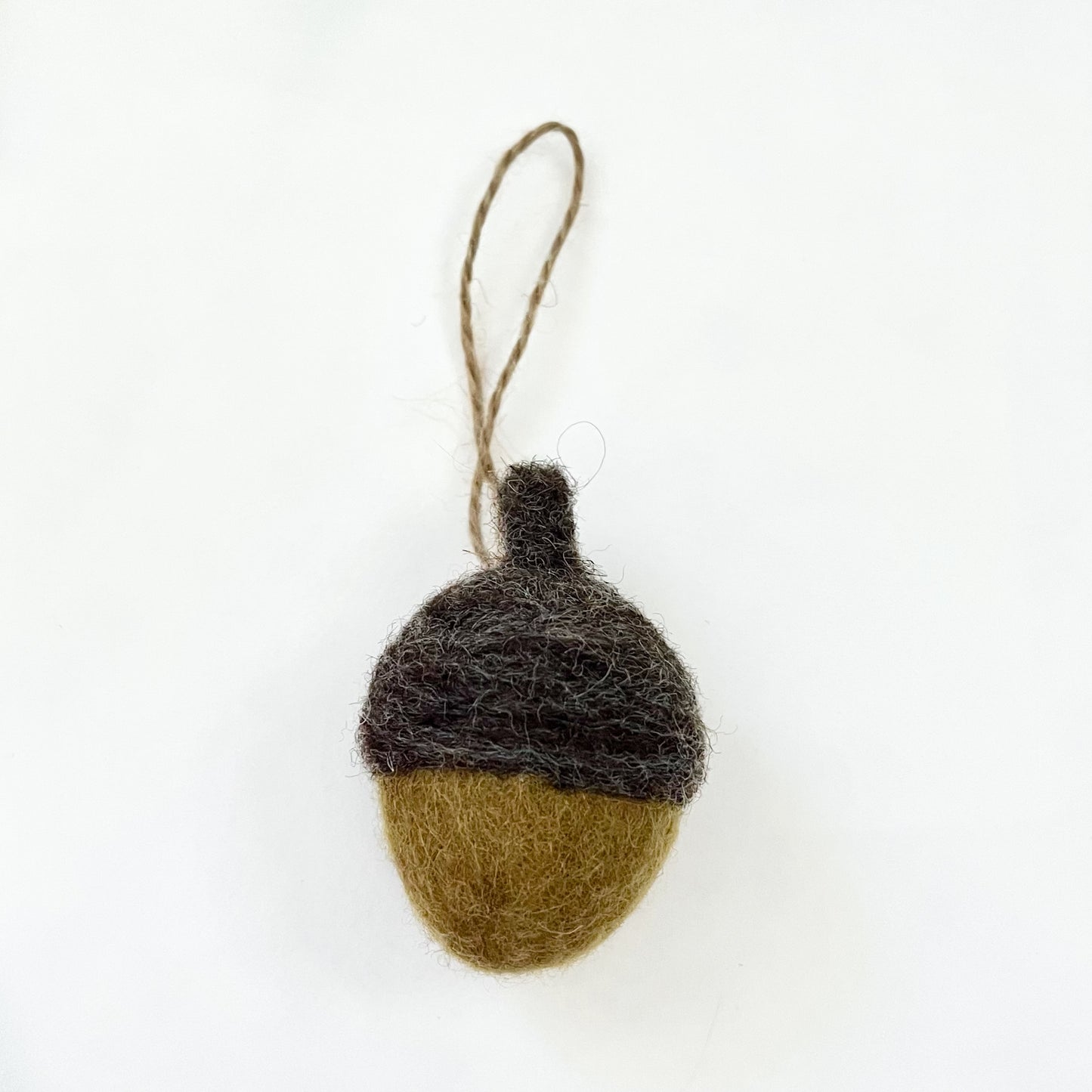 felted acorn