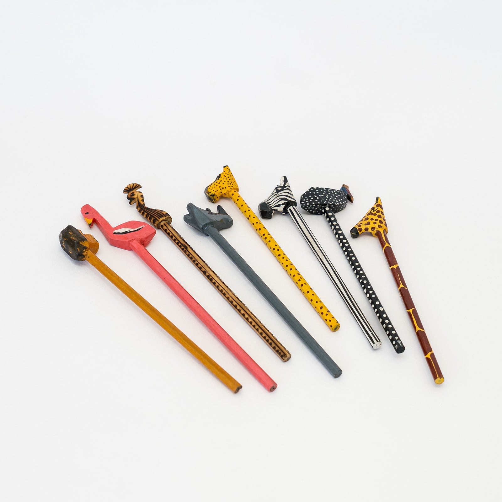 safari animal pencils