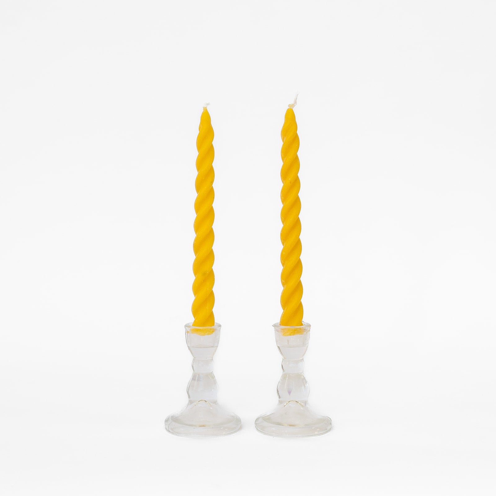 beeswax taper candle set