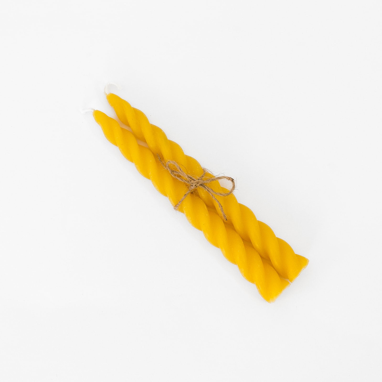 beeswax taper candle set