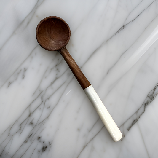 two toned wooden spoon
