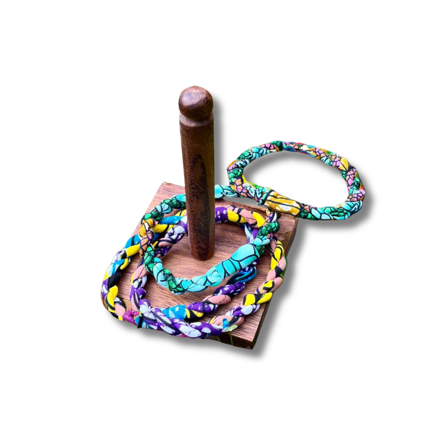 mugavu + kitenge ring toss game