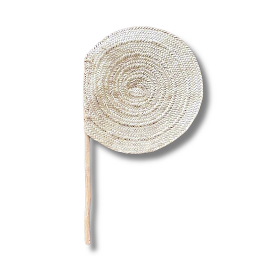 simple palm leaf hand fan