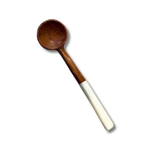 two toned wooden spoon