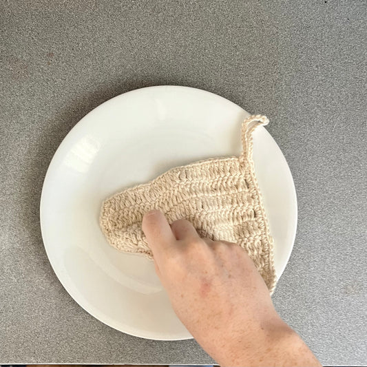 cotton knit kitchen cloth